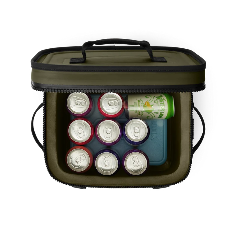 HOPPER FLIP 12 Klassische Kühltasche Top Seller mit Schulter Gurt OLIVE