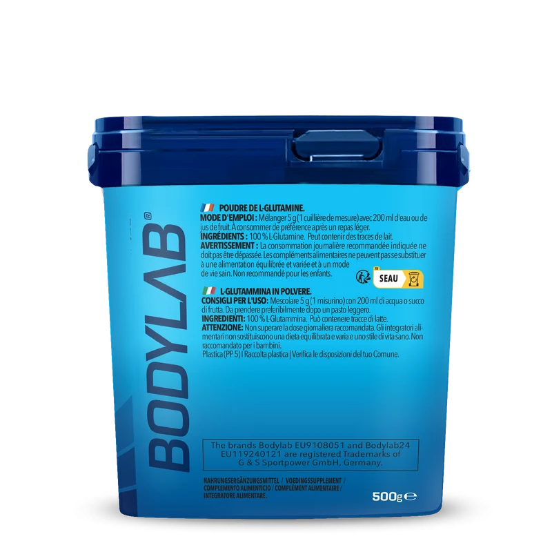 3 x Bodylab24 Glutamin Powder (je 500g)