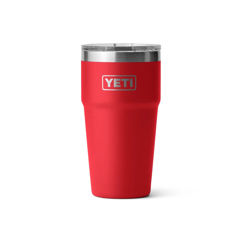 RAMBLER 20 OZ STACKABLE CUP Stapelbarer Becher RESCUE RED