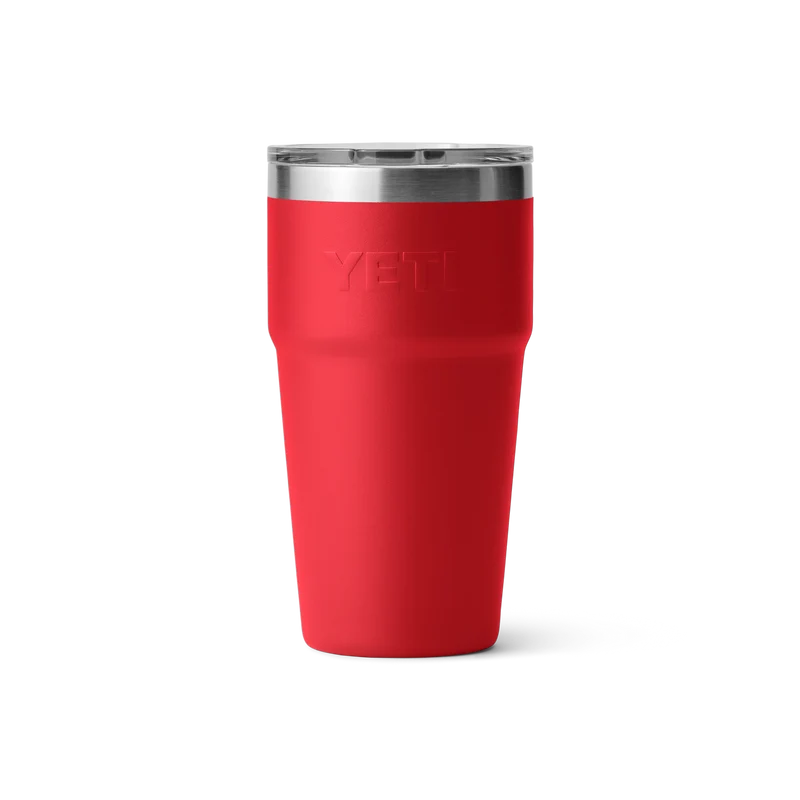 RAMBLER 20 OZ STACKABLE CUP Stapelbarer Becher RESCUE RED