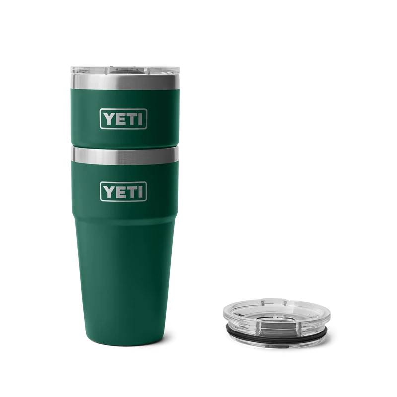 RAMBLER 20 OZ STACKABLE CUP Stapelbarer Becher BLACK FOREST GREEN