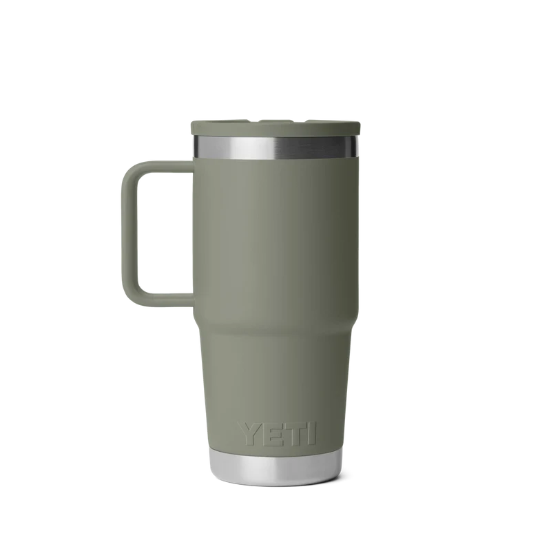 RAMBLER 20 OZ TRAVEL STRAW MUG Reisebecher PAMPA GREEN