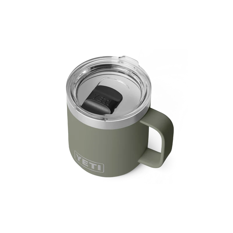 RAMBLER 10 OZ MUG Tasse mit Keramikbeschichtung PAMPA GREEN