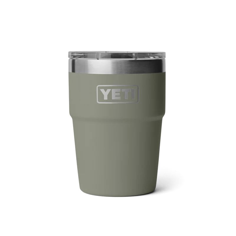RAMBLER 16 OZ STACKABLE CUP Stapelbarer Becher PAMPA GREEN