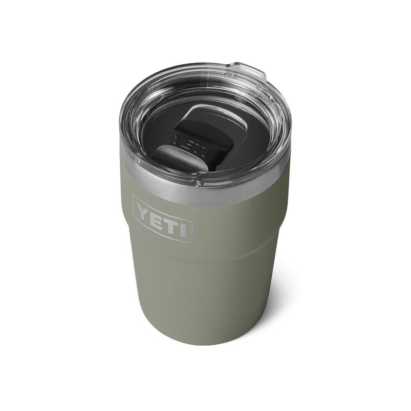 RAMBLER 16 OZ STACKABLE CUP Stapelbarer Becher PAMPA GREEN