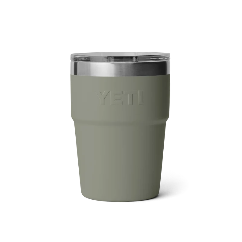 RAMBLER 16 OZ STACKABLE CUP Stapelbarer Becher PAMPA GREEN