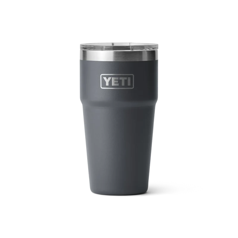 RAMBLER 20 OZ STACKABLE CUP Stapelbarer Becher CHARCOAL