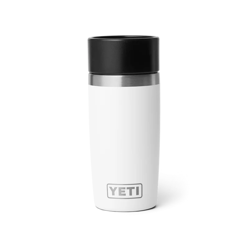 RAMBLER 12 OZ HOTSHOT TRAVEL BOTTLE Reise Flasche WHITE