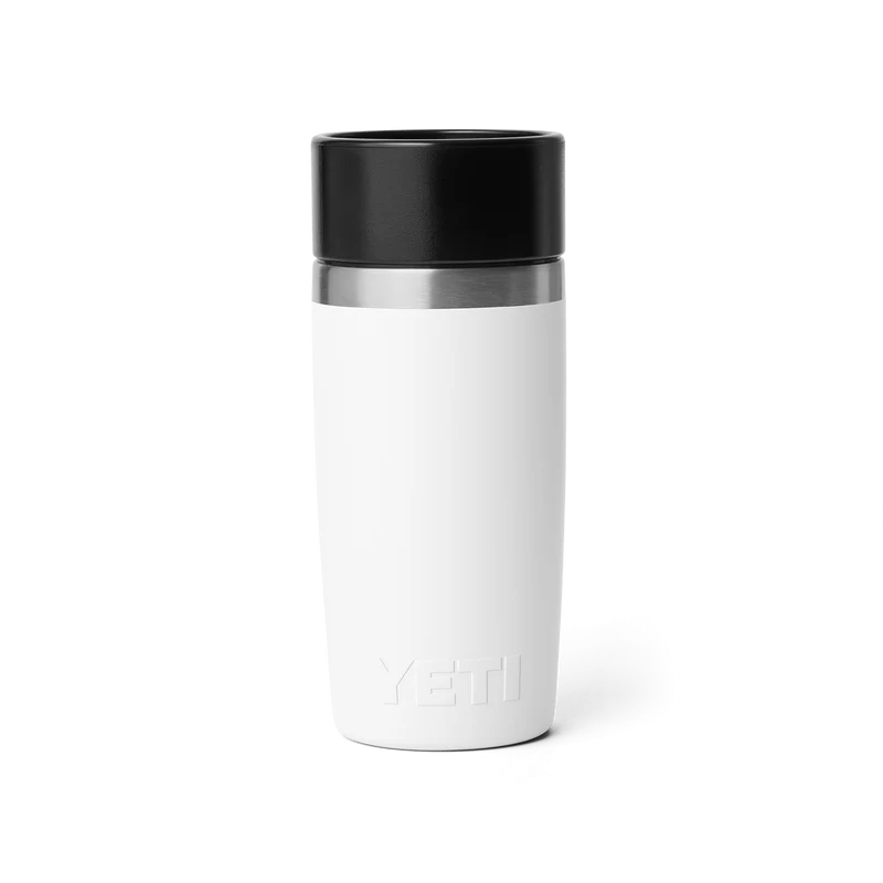 RAMBLER 12 OZ HOTSHOT TRAVEL BOTTLE Reise Flasche WHITE