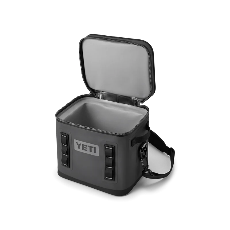 HOPPER FLIP 12 Klassische Kühltasche Top Seller mit Schulter Gurt CHARCOAL