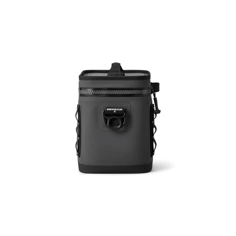 HOPPER FLIP 8 Klassische Kühltasche klein mit Schulter Gurt CHARCOAL