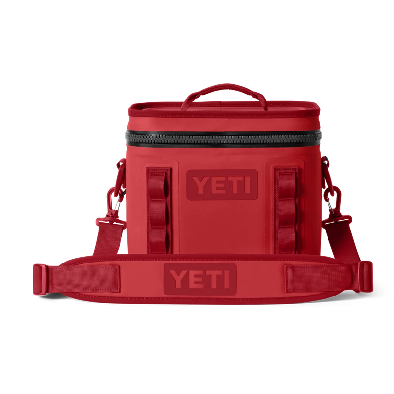 HOPPER FLIP 8 Klassische Kühltasche klein mit Schulter Gurt RESCUE RED