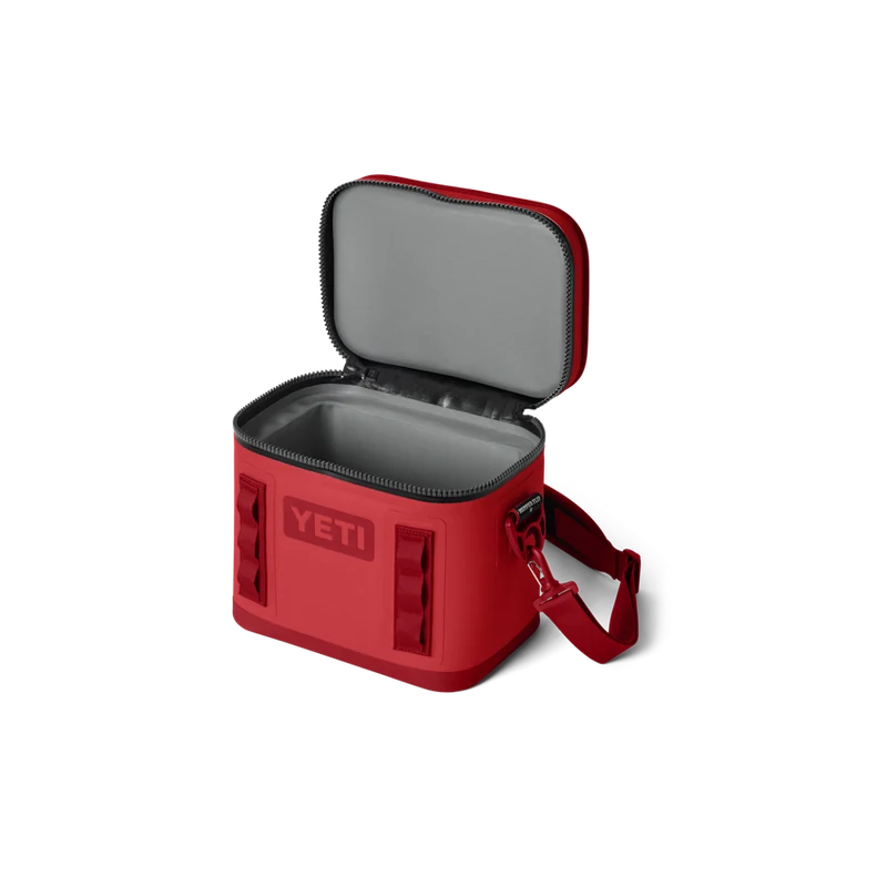 HOPPER FLIP 8 Klassische Kühltasche klein mit Schulter Gurt RESCUE RED