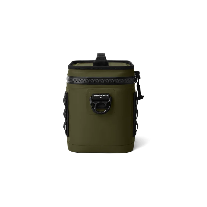 HOPPER FLIP 8 Klassische Kühltasche klein mit Schulter Gurt OLIVE