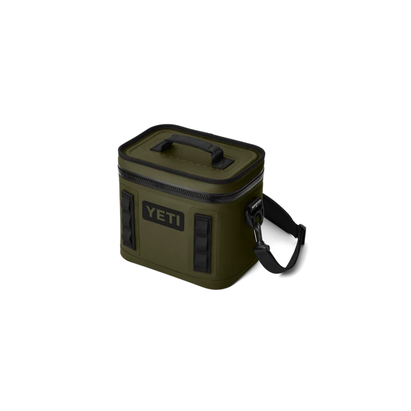 HOPPER FLIP 8 Klassische Kühltasche klein mit Schulter Gurt OLIVE