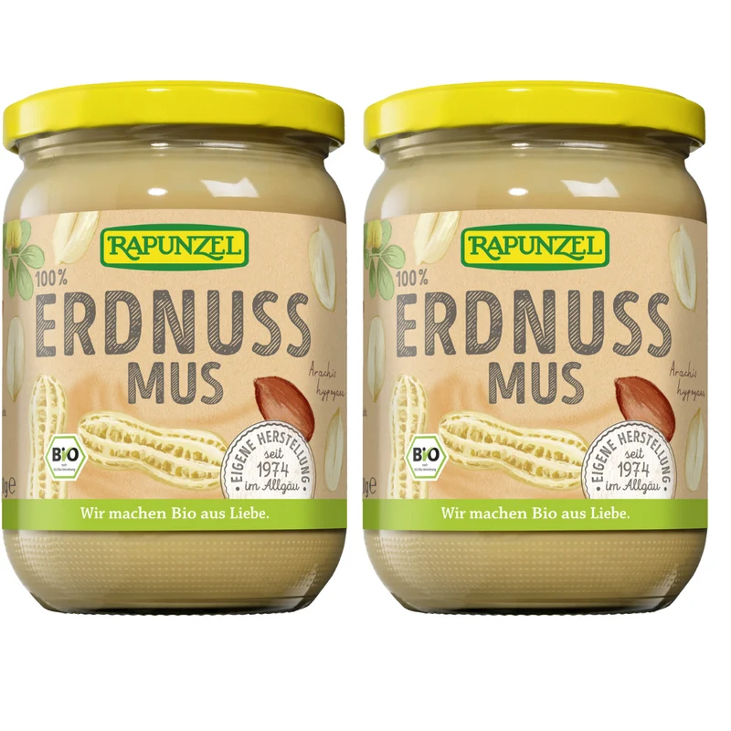 2 x Erdnussmus fein (2x500g)
