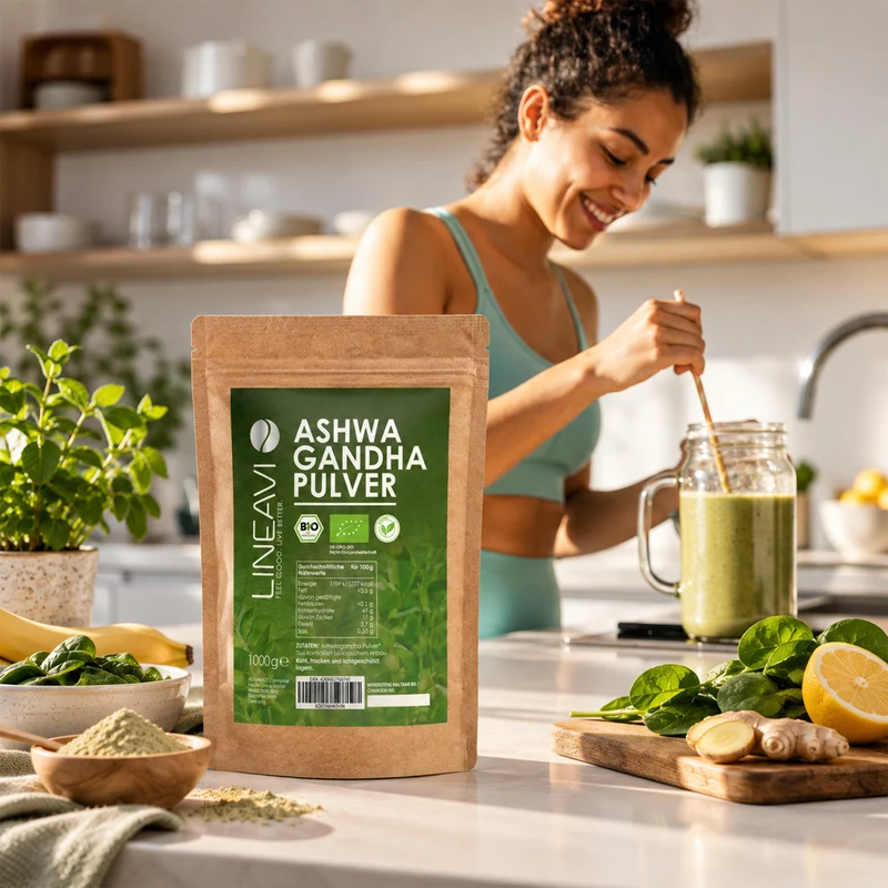 Doppelpack: Bio Ashwagandhapulver (2x1000g)