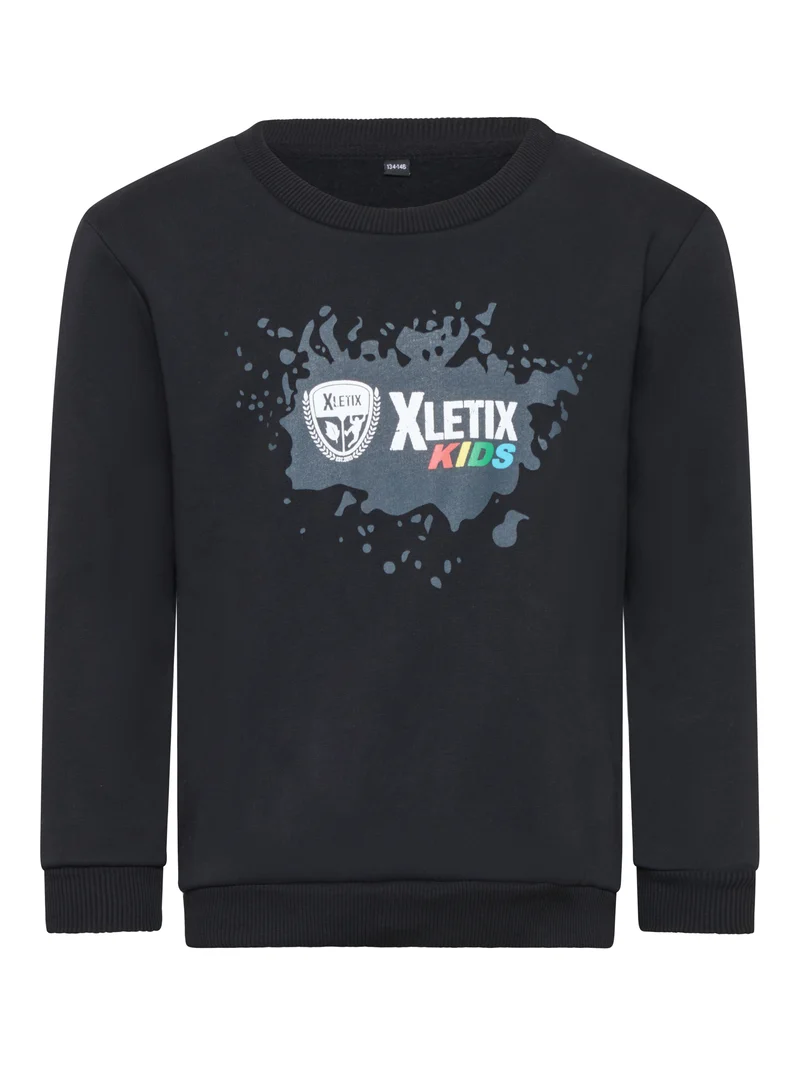 XLETIX Kids Pullover eco schwarz