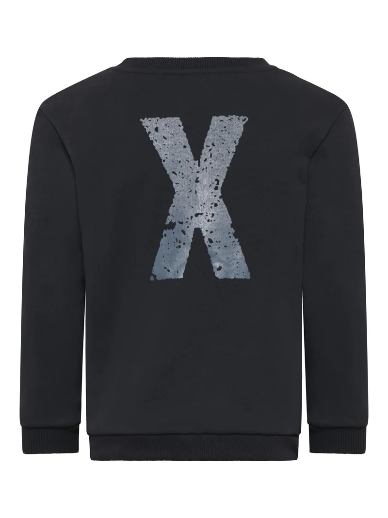 XLETIX Kids Pullover eco schwarz