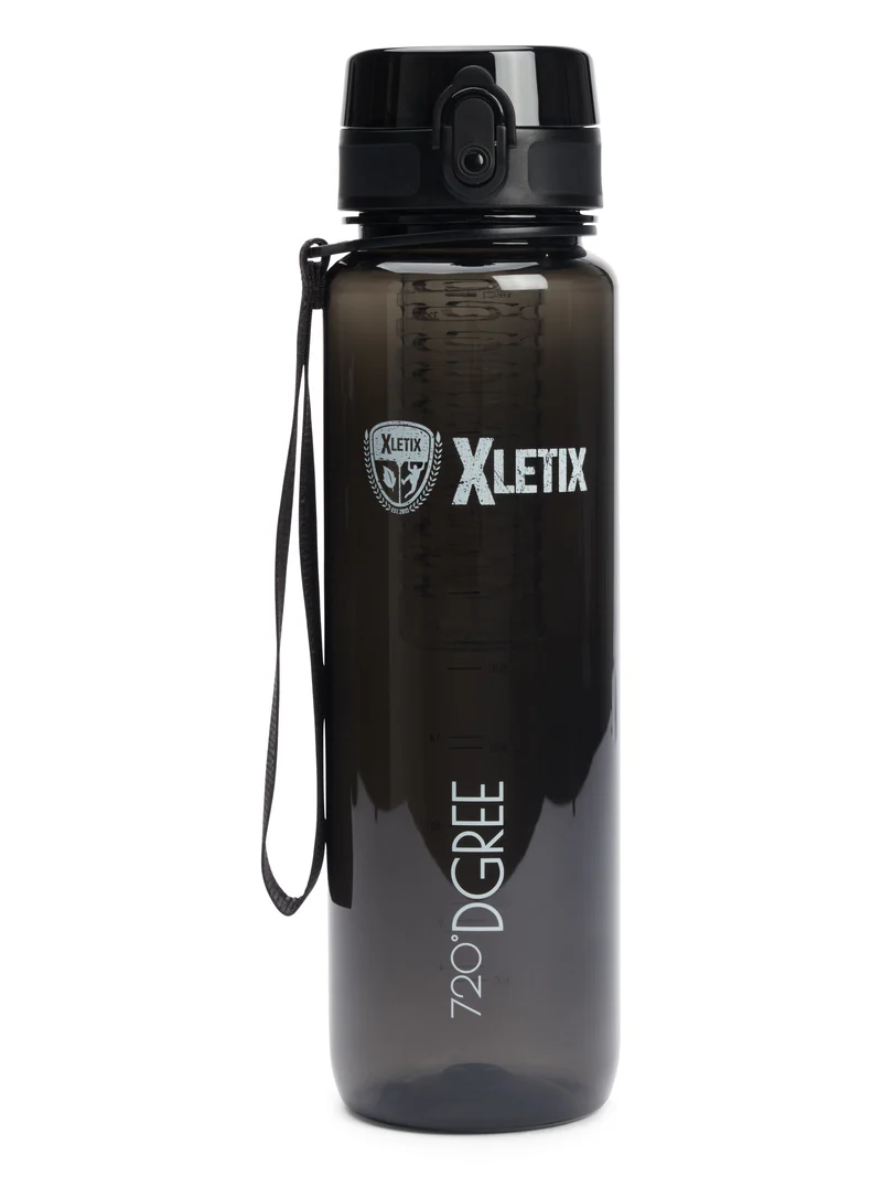 XLETIX Sport-Trinkflasche 1L crystal clear