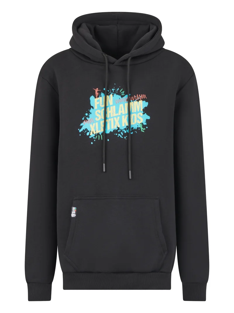 XLETIX Kids Hoodie “Fun Zone“ eco schwarz