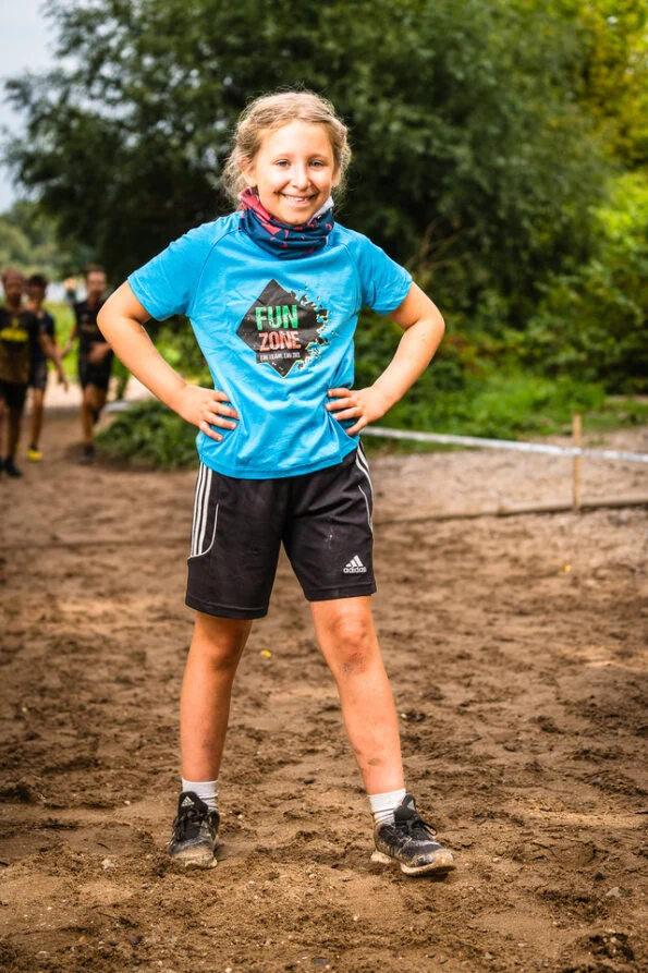 XLETIX Kids T-Shirt “Fun Zone” eco blau