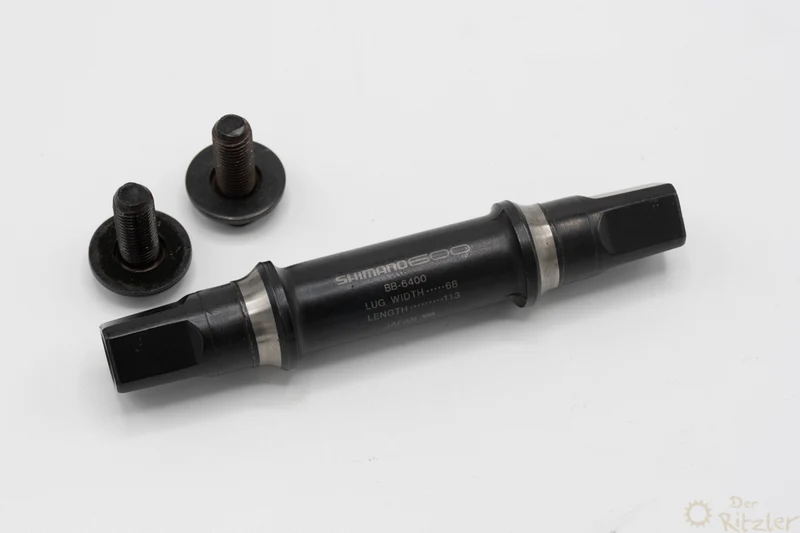 Shimano 600 Tricolor krankboksaksel 113 mm NOS