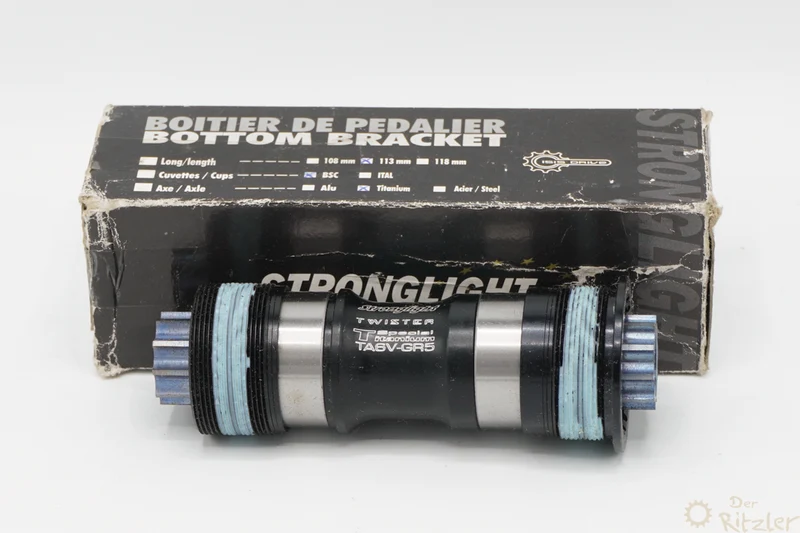 Stronglight JP Twister Titane Isis krankboks NIB