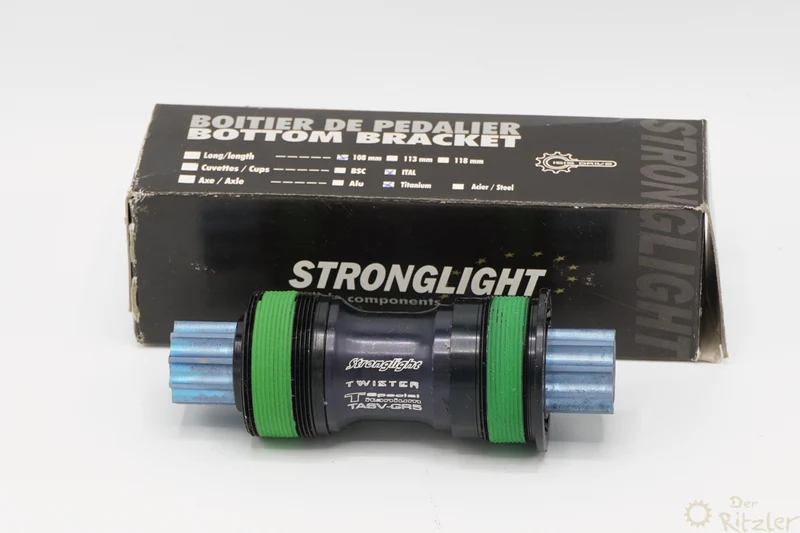 Stronglight JP Twister Titane Isis krankboks NIB