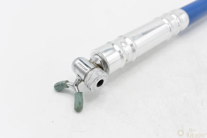 Silca Impero luftpumpe blå Campagnolo pumpehoved NOS 52cm