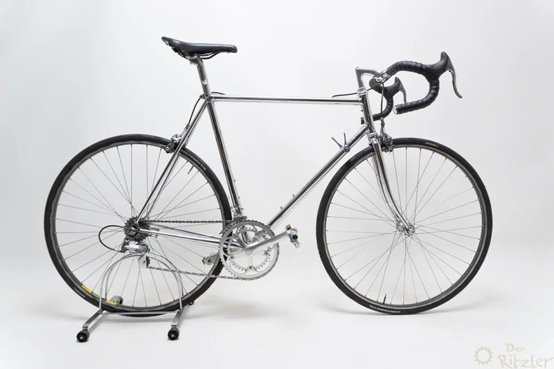 Vintage forkromet racercykel Shimano 56CM