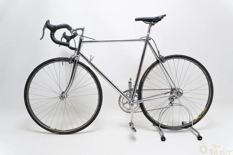 Vintage forkromet racercykel Shimano 56CM