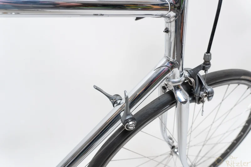 Vintage forkromet racercykel Shimano 56CM