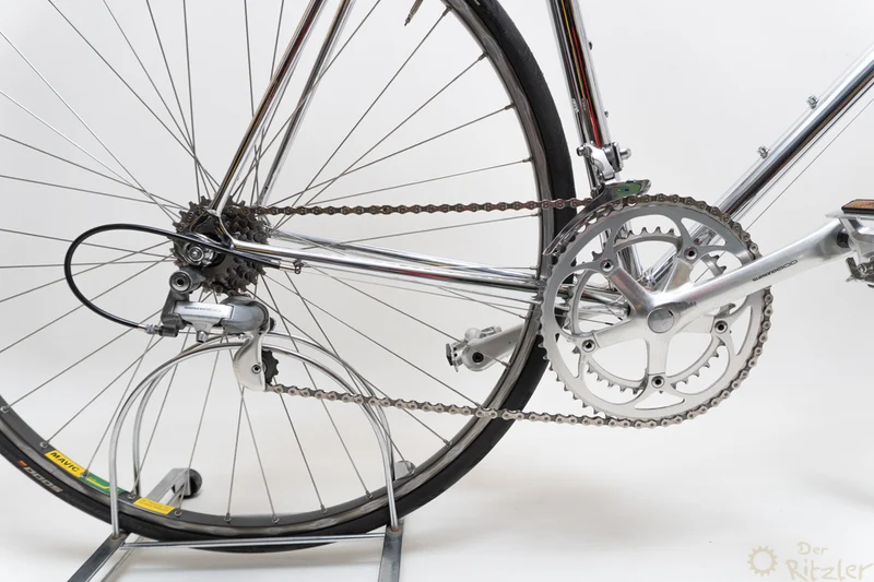 Vintage forkromet racercykel Shimano 56CM