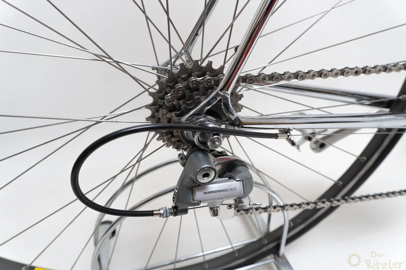 Vintage forkromet racercykel Shimano 56CM