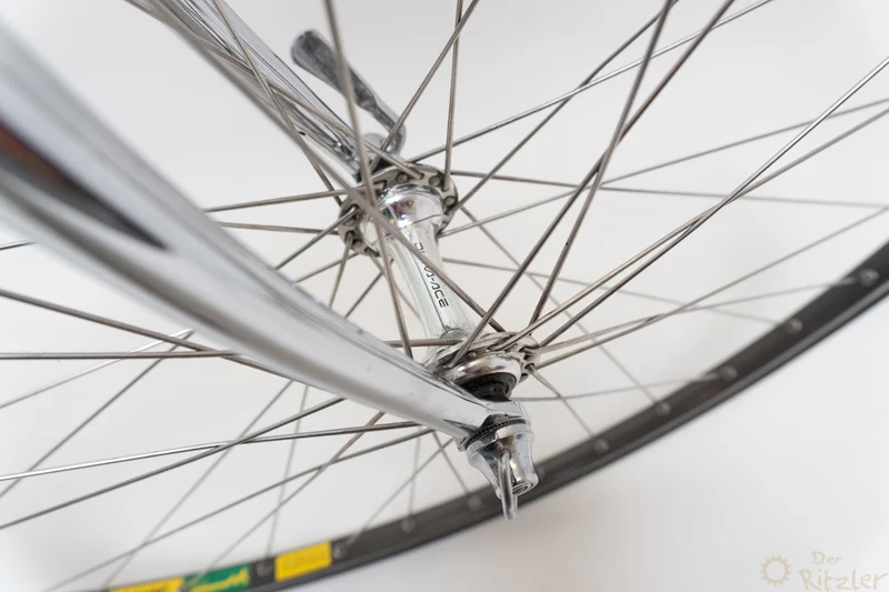 Vintage forkromet racercykel Shimano 56CM