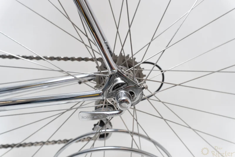 Vintage forkromet racercykel Shimano 56CM