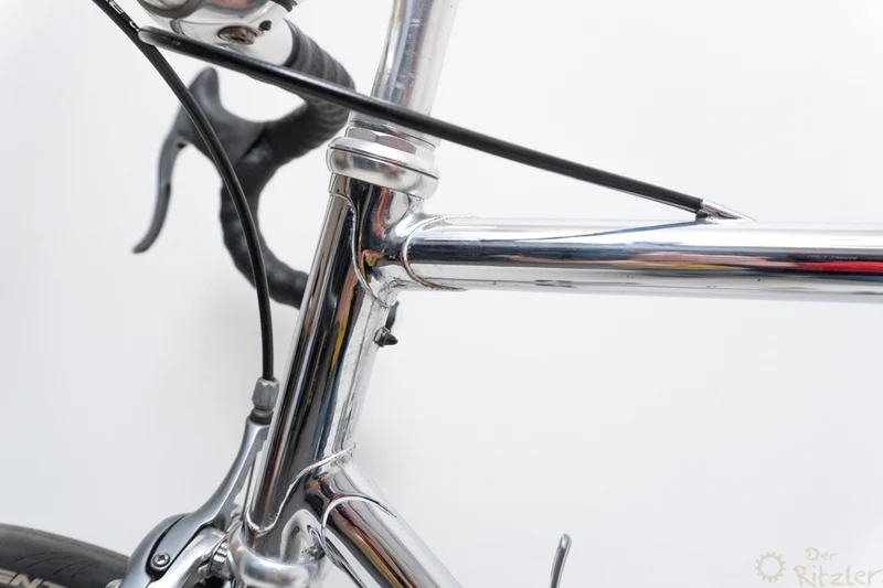 Vintage forkromet racercykel Shimano 56CM