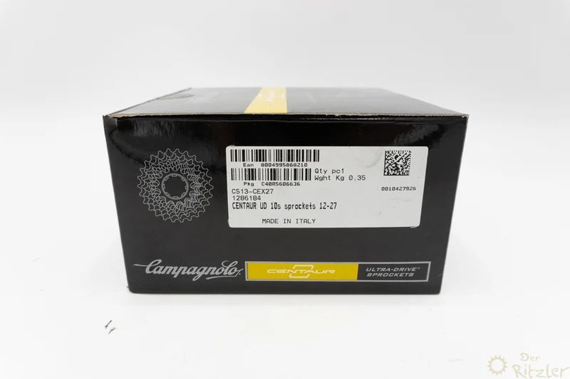 Campagnolo Centaur Ultra Drive 10-speed kassette 12-27 tænder NIB