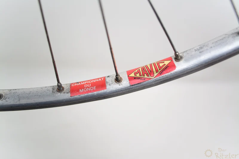 Campagnolo Gran Sport Pista på Mavic Championnat du Monde 28" rørformet hjulsæt