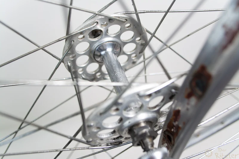 Campagnolo Gran Sport Pista på Mavic Championnat du Monde 28" rørformet hjulsæt