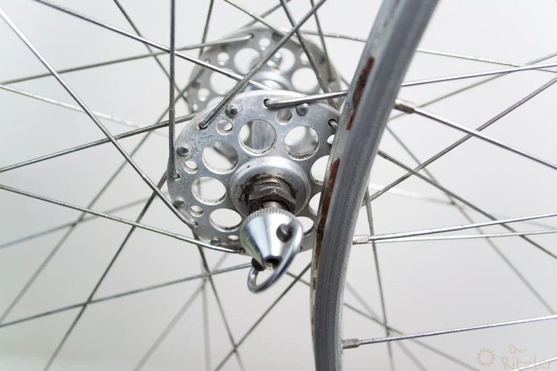 Campagnolo Gran Sport Pista på Mavic Championnat du Monde 28" rørformet hjulsæt