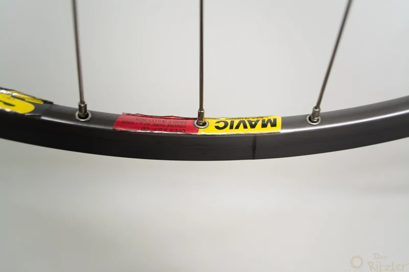 Shimano Dura Ace FH-7400 på Mavic Open SUP CD 28" forhjul