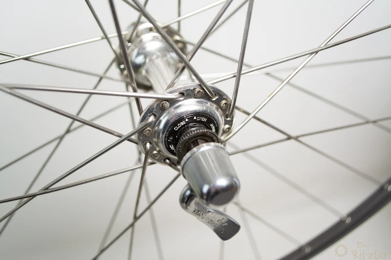 Shimano Dura Ace FH-7400 på Mavic Open SUP CD 28" forhjul