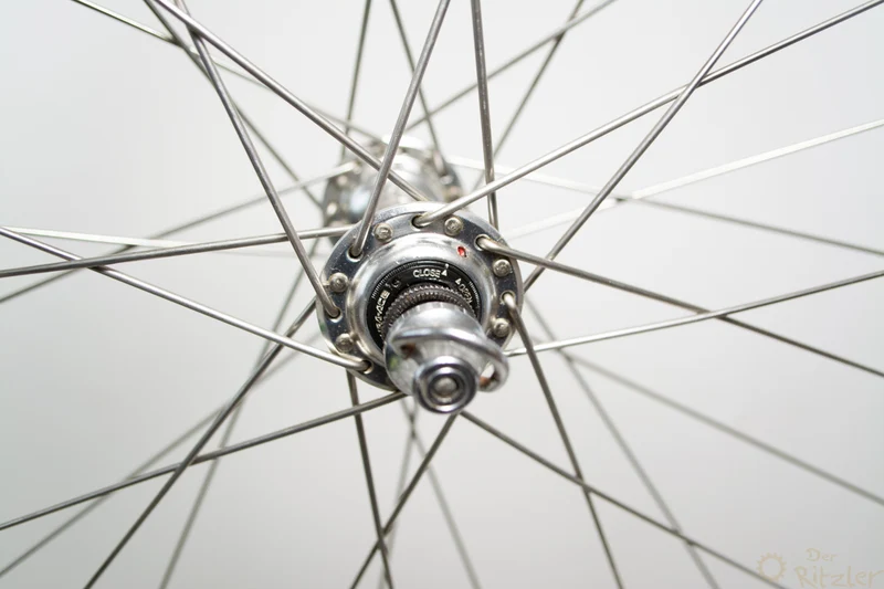 Shimano Dura Ace FH-7400 på Mavic Open SUP CD 28" forhjul