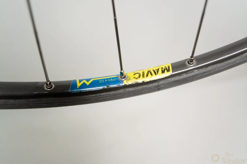 Shimano Dura Ace FH-7403 på Mavic Open 4 CD 28" baghjul
