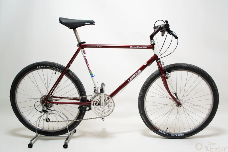 Longus Competition Pro 51 cm vintage mountainbike i rød