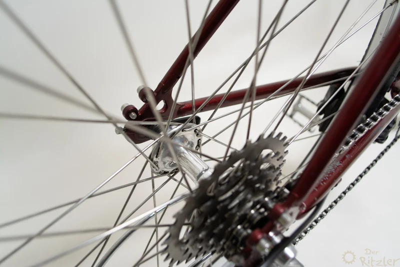 Longus Competition Pro 51 cm vintage mountainbike i rød