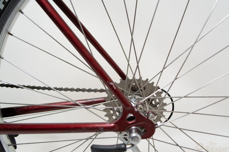 Longus Competition Pro 51 cm vintage mountainbike i rød