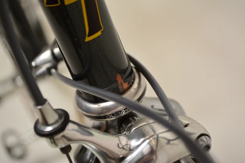 Paris-Tours landevejscykel 54 cm Shimano Dura-Ace vintage stålcykel